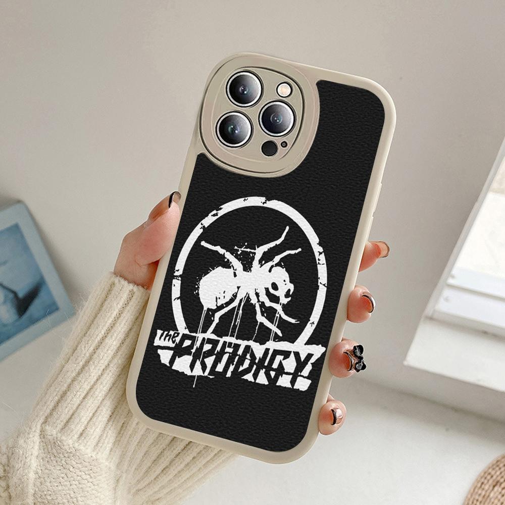 The Prodigy Artist Logo Phone Case for Iphone 14 13 11 12 Pro MAX 13 12 MiNi 7 8plus 14 13 11 PRO X XS 12 11 XR Lambskin Covers