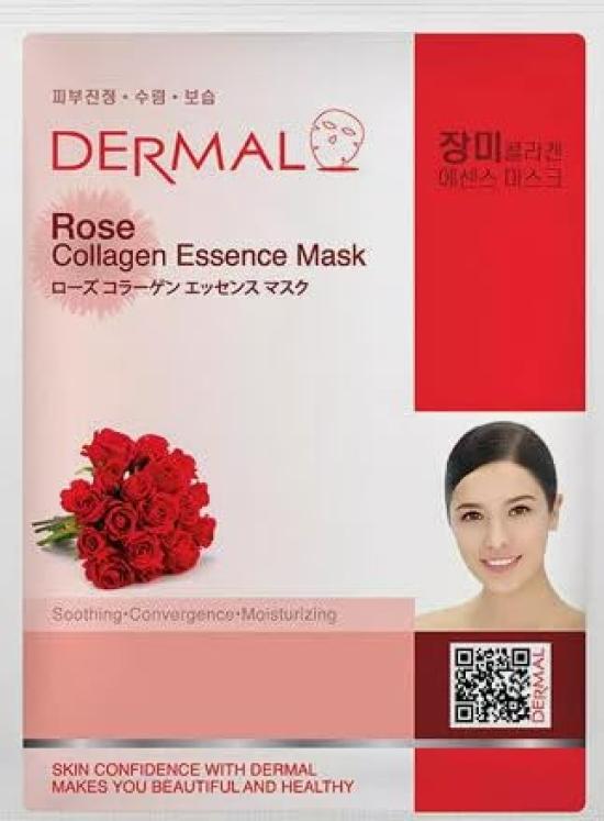 

Sheet Mask Rose 100 Sheets Set Dermal Face Pack
