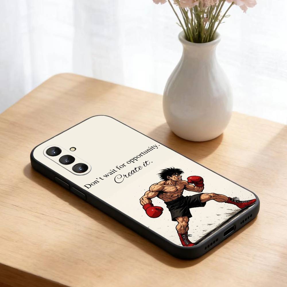 Anime Baki H-Hanmas   Phone Case For Samsung Galaxy A73,A21s,A22,A31,A52,A53,A71,A41Soft Black Shell