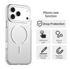 For iPhone 17 Pro Max C-shaped Magnetic Case Candy Color PC + TPU + PET Phone Cover