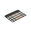 Burberry Vintage Style Patchwork Cotton And PU Wallet Card Holder Unisex Wallets Light-Brown Khaki 80166141