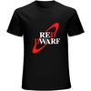 Red Dwarf Logo Herren Schwarzes T-Shirt Schwarz