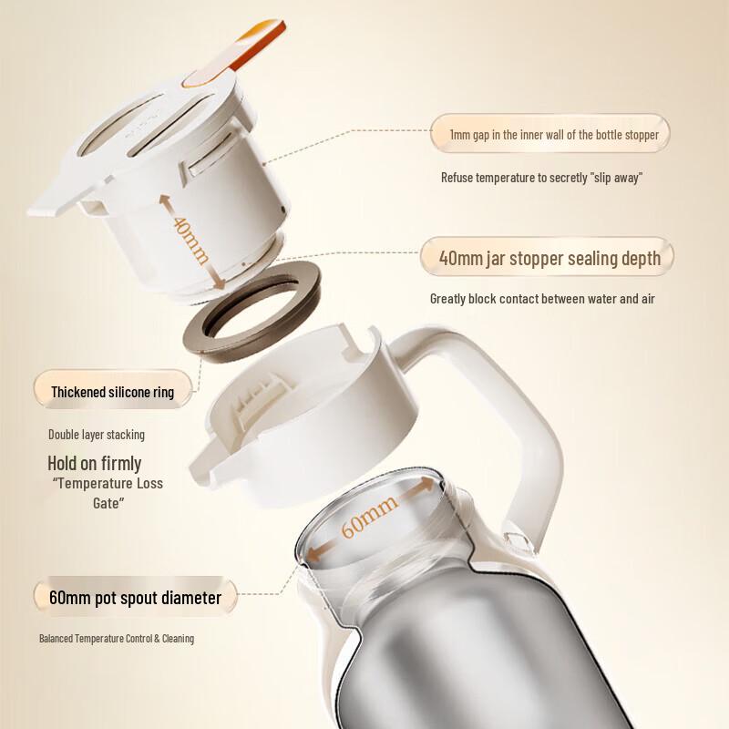 SUPOR 316L Stainless Steel Insulated Thermos