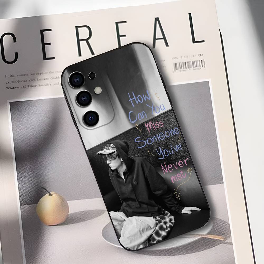 H-Heeseung L-Lee Phone Case For Samsung S25,S24,S21,S22,S23,S30,Ultra,S20,Plus,Fe,Lite,Soft Black Cover