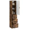 2 Piece Cabinet Set Smoked Oak 33 x 34.5 x 87 cm