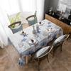 Christmas Winter Dwarf Tablecloths Waterproof Kitchen Coffee Table For Living Room Home Decor Dining Table
