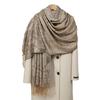 Jacquard Scarf Middle Eastern Retro Ethnic Style Shawl Fringed Long Scarf Warm And Versatile