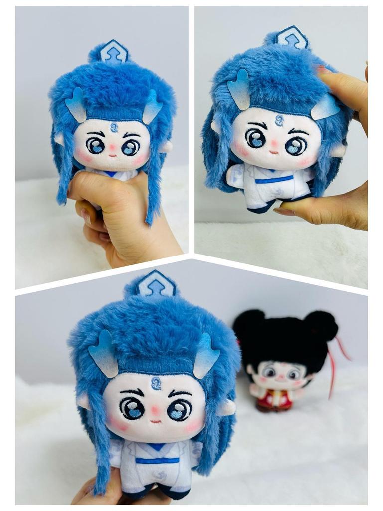 Nezha Ao Bing 12cm Cotton Doll with Big Head - Ao Guang Ne Zha Anime Figurine