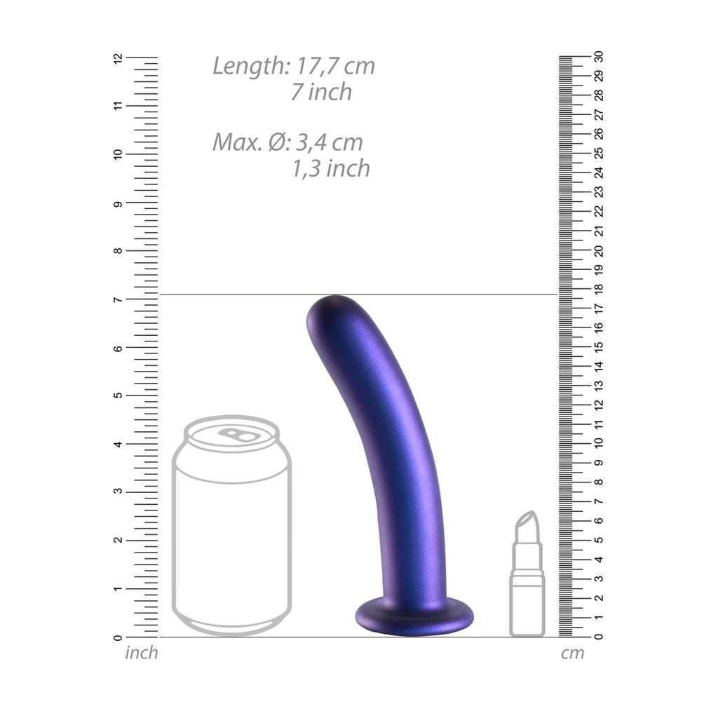 Ouch! - Slim Silicone Dildo with Suction Cup 17 cm