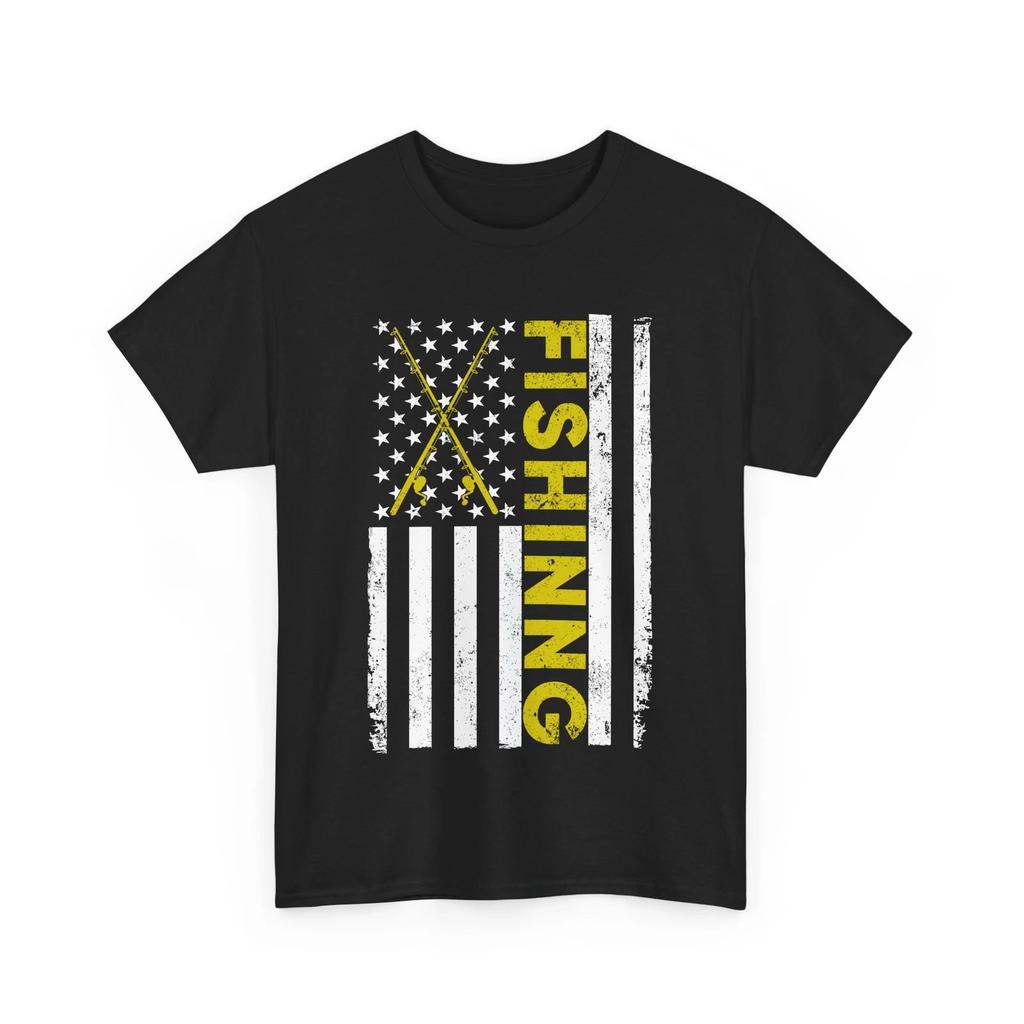 USA Flag Fishing Shirt, Fishing Rod T-shirt, Fishing Season Fisherman Shirt