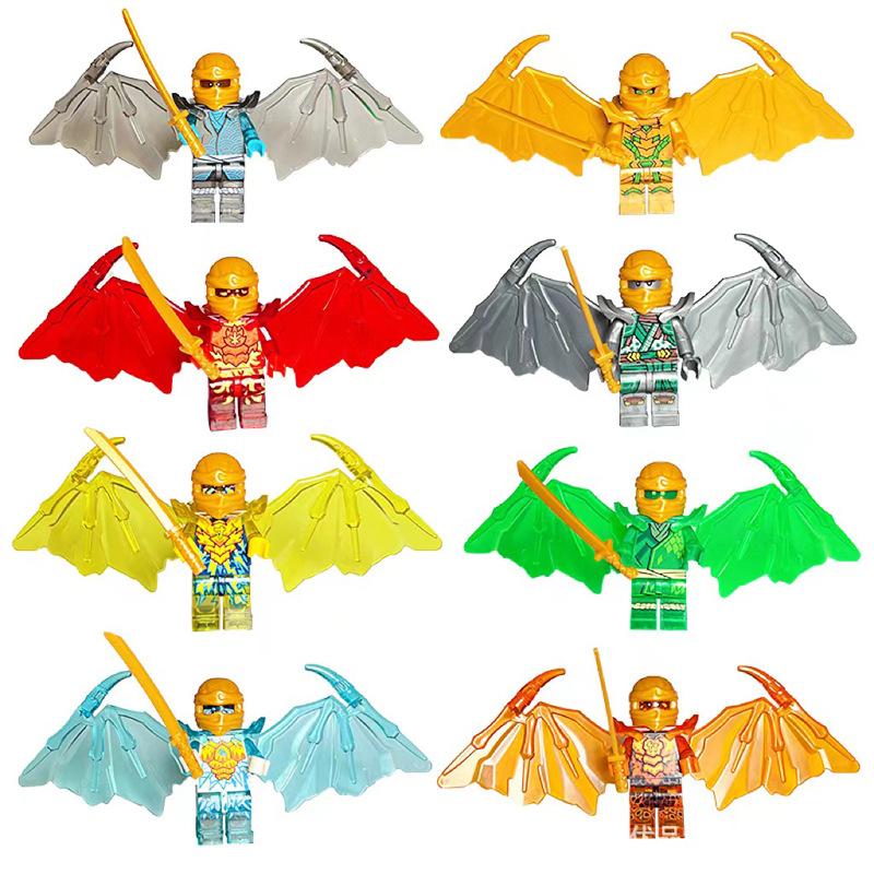 Mattoncini da costruzione, personaggi, bambole umanoidi, giocattoli, minifigure, bambole umanoidi, giocattoli per bambini, regali di compleanno, personaggi dei cartoni animati.