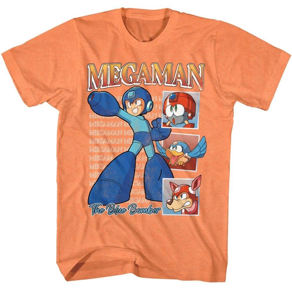 Mega Man Repeat Squares Gaming Shirt 100