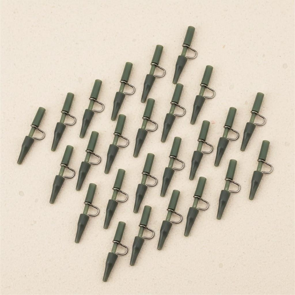 Heavy Duty Quick Change Carp Fishing Lead Clips Kit with Tail Sleeves Safety Terminal Tackle