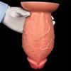 23*10CM Plug anal supradimensionat Penis Silicon lichid Simulare dublă duritate Penis supradimensionat Jucărie sexuală pentru adulți
