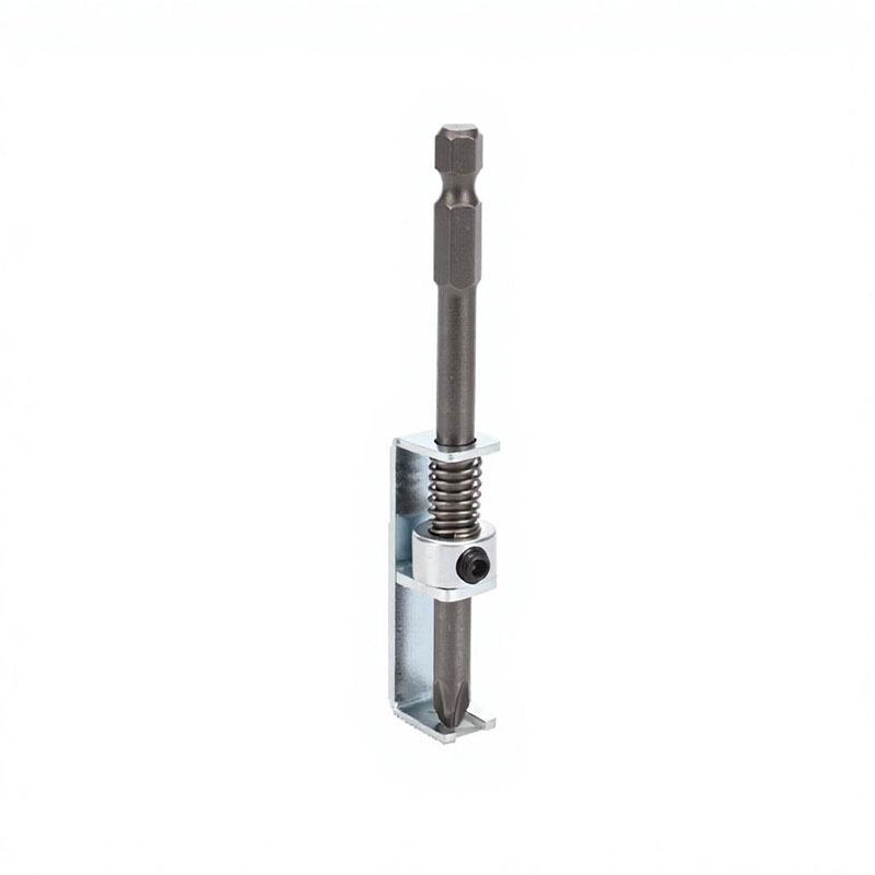 Spring-Loaded Magnetic Cross Screwdriver Bit - Anti-Slip Tool for Woodworking, Hand and Air Drills