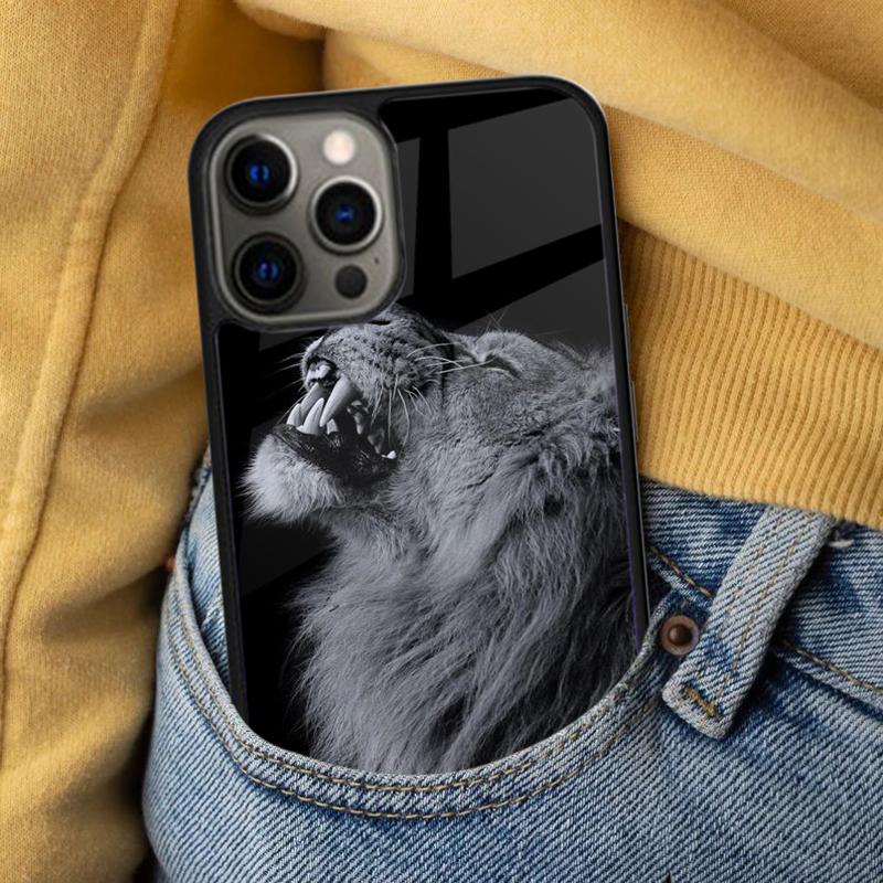 Lions Soft Phone Case for iPhone 17 Air 16e Pro max 15 Pro 13 14 Plus 11 12 MagSafe Magnetic Coque