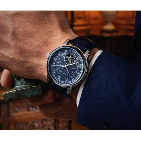 Earnshaw Automatic Retrograde Skeleton ES-8169-02 Wrist Watch