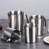 Stainless Steel Stainless Steel Cup with Scale Milk Frothing Jug Graduated Cup Baking Measurement