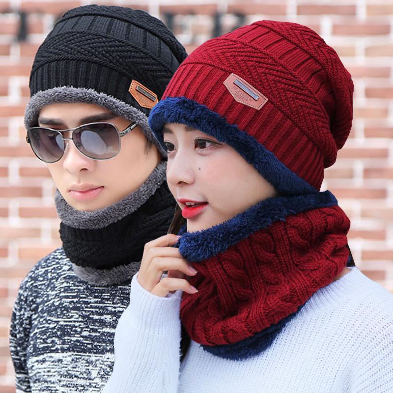 Unisex Outdoor Warm Knitted Hat & Scarf Set