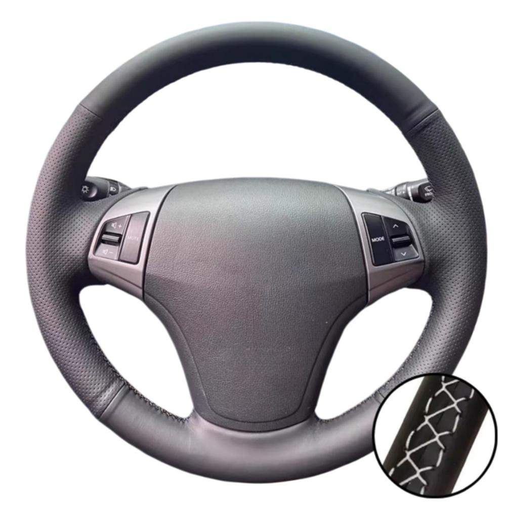 Auto Interior Accessories Hand Stitched Non-slip Artificial Leather 2008 - 2010 Steering Wheel Cover For Hyundai Elantra