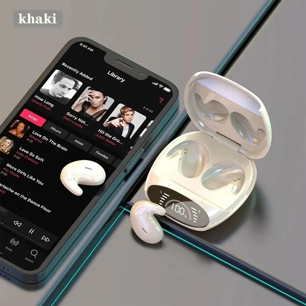 Invisible Earbuds Sleep Headphones Bluetooth 5.3 Noise Reduction Earbuds TWS Wireless Headsets Sport Stereo Earphones for Phone