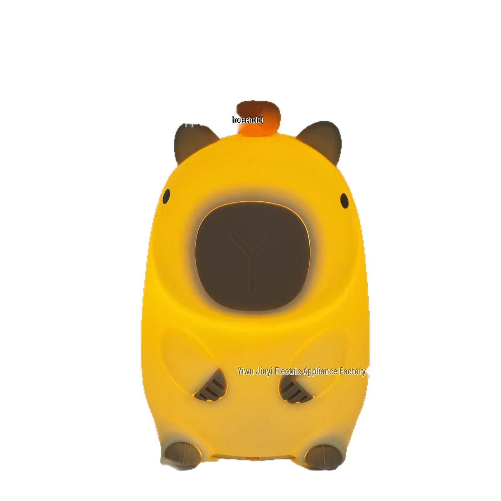 

USB-ночник капибара: Силиконовый прикроватный светильник-ночник для детского сна 1W Colorful LED