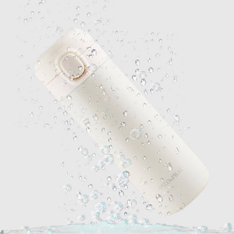 BELO&PRAC Elegant Stainless Steel Flip-Lid Insulated Portable Cup