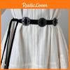 Chic Retro Coin Waist Chain With Tassels For Dresses And Jeans In Black And Brown