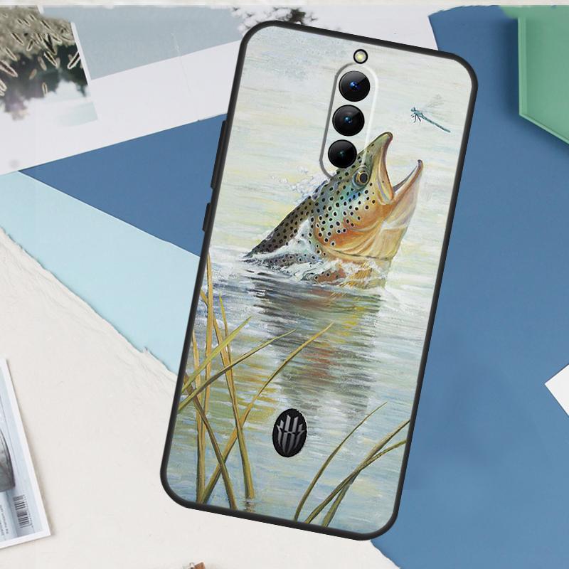 Trout Fish Fishing For Nubia Red Magic 10 Pro Plus 6 7 6S 7S Pro 5G 6R RedMagic 8S 9S 9 8 Pro Plus Phone Case
