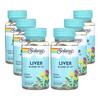SOLARAY Liver Blend Milk Thistle, Dandelion, Burdock, Artichoke, Kelp Capsules SP-13 6 Pcs 100 Tablets