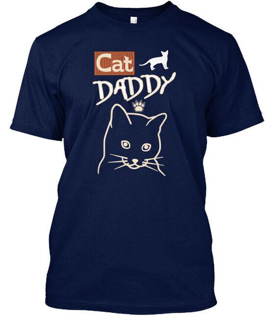 

Fun Cat Daddy - T-Shirt Made in the USA Size S to 5XL S
