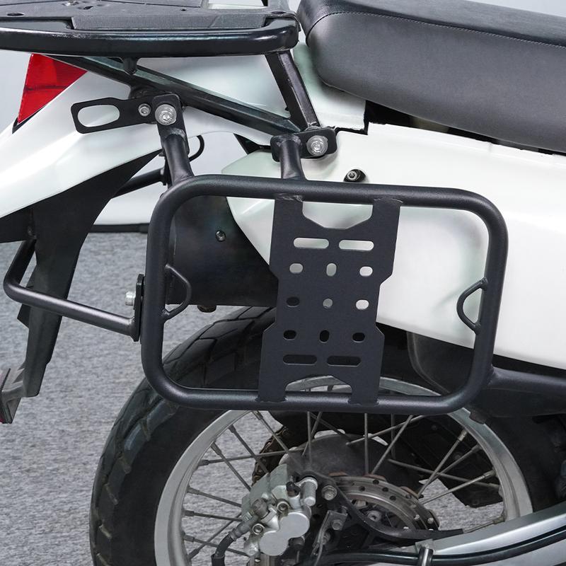 KLR 650 Side Pannier Racks Fit For KAWASAKI KLR650 2008-2018 Motorcycle Saddlebag Saddle Bag Support Guard Bars Mount Brackets