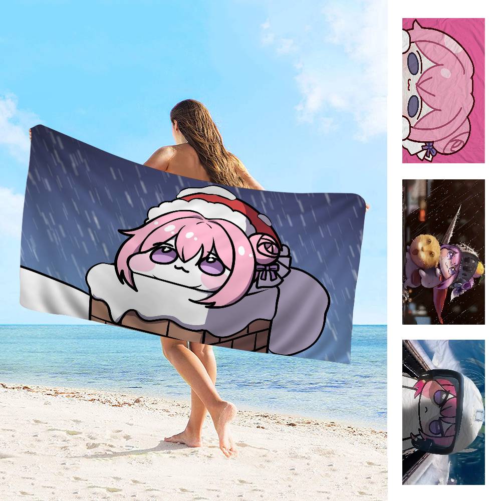 DORO Game Girl NIKKE The Goddess Of Victory Microfiber Printed Beach Towel Mountain Climbing Yoga Beach Running Soft Towel