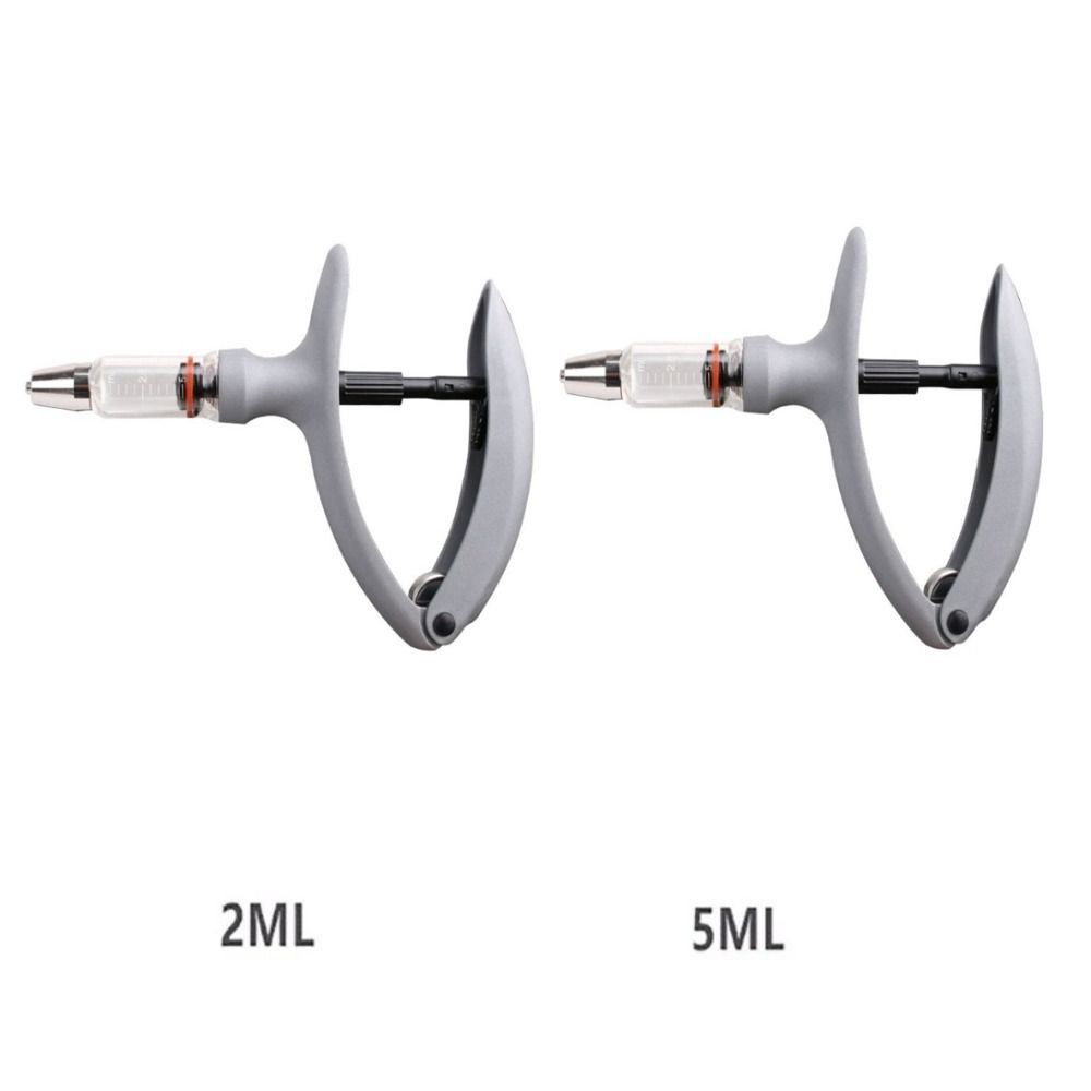 Insert Bottle/Tube Poultry Vaccine Injector 2/5ml Animal Syringe Sheep