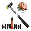 Gliston Dent Repair Tool Set (42 Pieces) with Dent Lifter, Rubber Hammer, Vacuum Lifter, Pulling Tool for Car Dents, and DIY Repair Tools