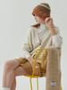 Olinkeompeulliteu Fluffy Ring Crochet Hat (Beige)