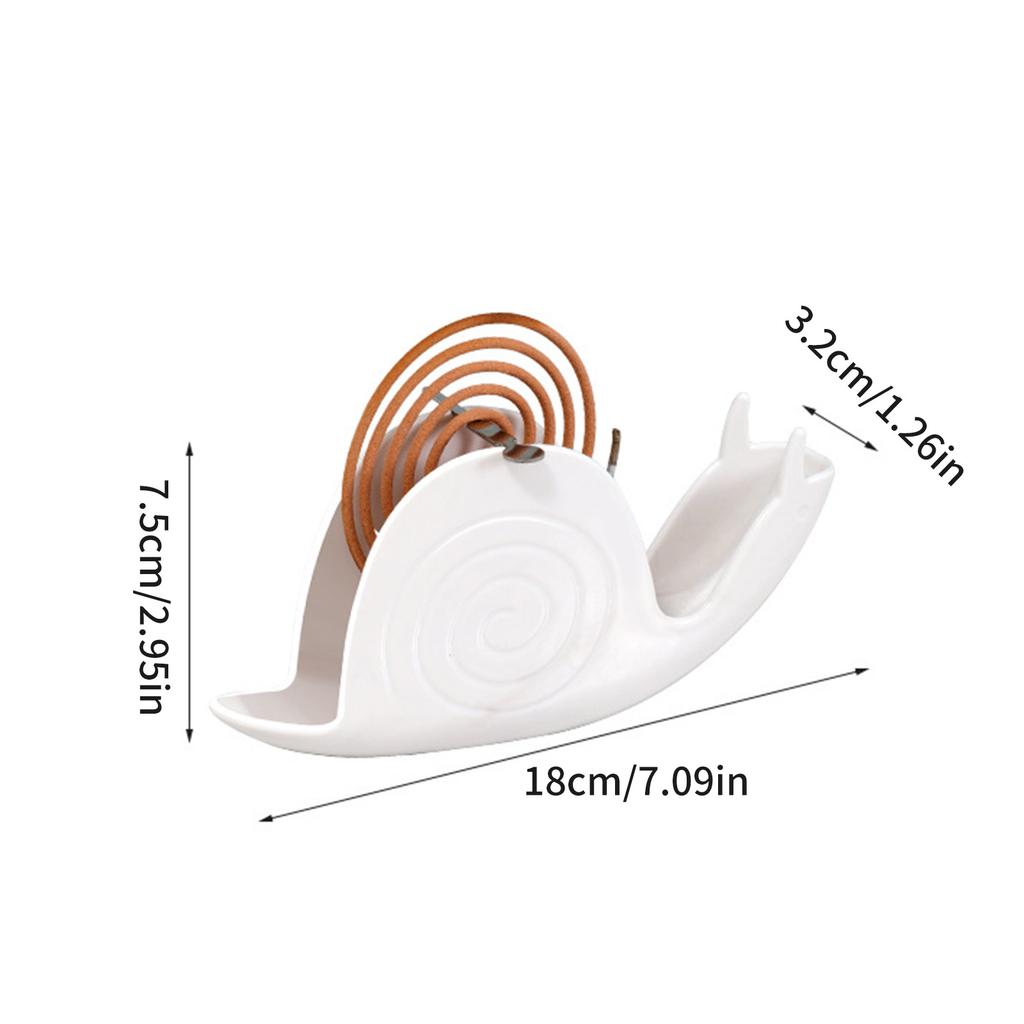 Repeller Incense Stick Holder With Storage Tray Incense Coil Snail Holder Rack Bedroom Living Room Fireproof Incense