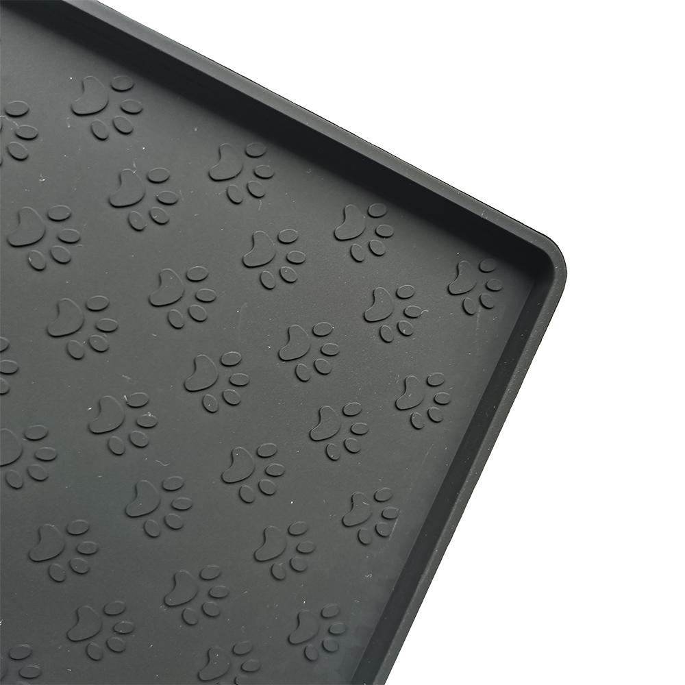 Silicone Pet Food Mat Dog Cat Clacemat For Puppy Bowl Pad Dogs Cats Waterproof Feeding Mat Non-slip Pet Excrement Pads Winter