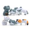 Cat Backyard Figurines, Fresh and Cute Garden Ice Cream Baking, Succulent Landscaping Figurines and Ornaments