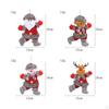 4x Christmas Hanging Ornaments Tree Decor for Window Home