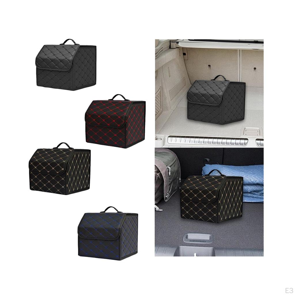 Car Trunk Organizer Boot Organiser Easy to Use Cargo Storage Box Sturdy