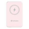 Powerbank Verbatim Charge 'n' Go Magnetic Wireless 10000mAh USB-C PD 3.0 Pink