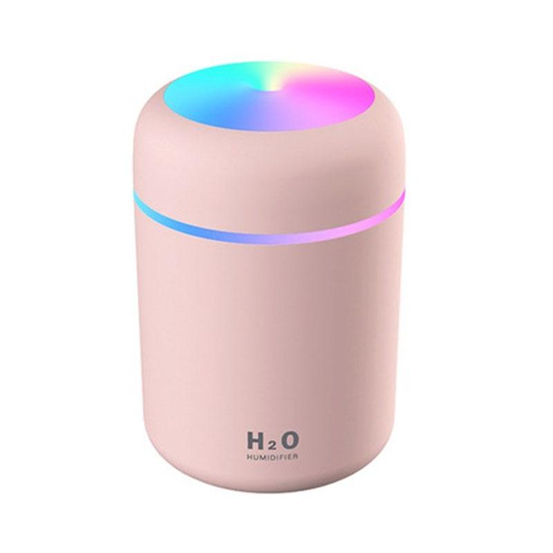Mini humidificateur d'air Portable pour voiture, 300ml, désodorisant avec veilleuse LED, 2 Modes d'alimentation USB, diffuseur d'huile pour voiture