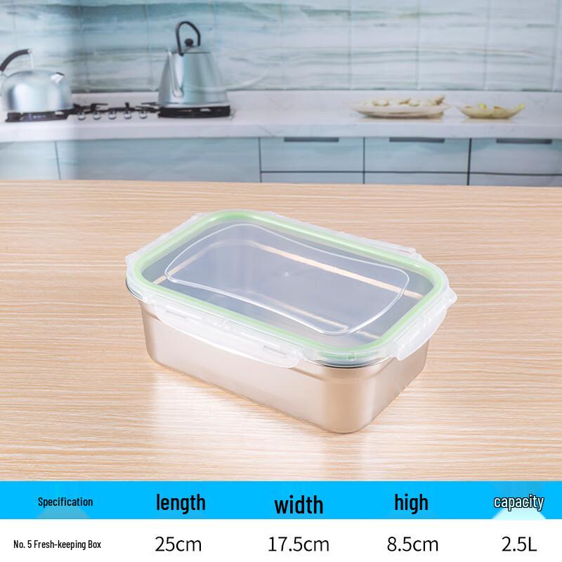Qianxing 201 Stainless Steel Food Storage Container Set