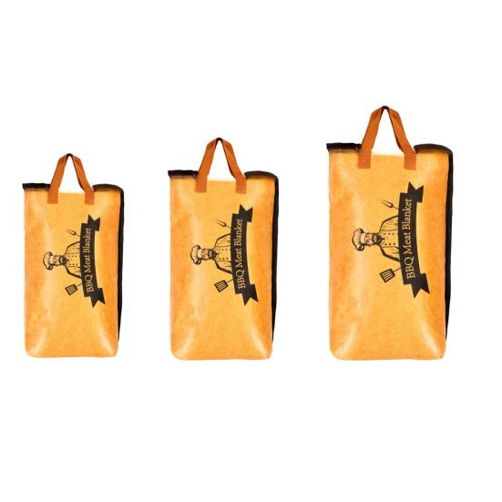 BBQ Meat Resting Blanket 5-Layer Insulated Leak-Proof Bag for Brisket Turkey Foldable Thermal Wrap for Grilling