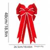 1 Piece of Red Christmas Wreath, Bow, Outdoor Decoration, Velvet Sequins,reindeer Bow,  Outdoor Use During the Christmas Holiday