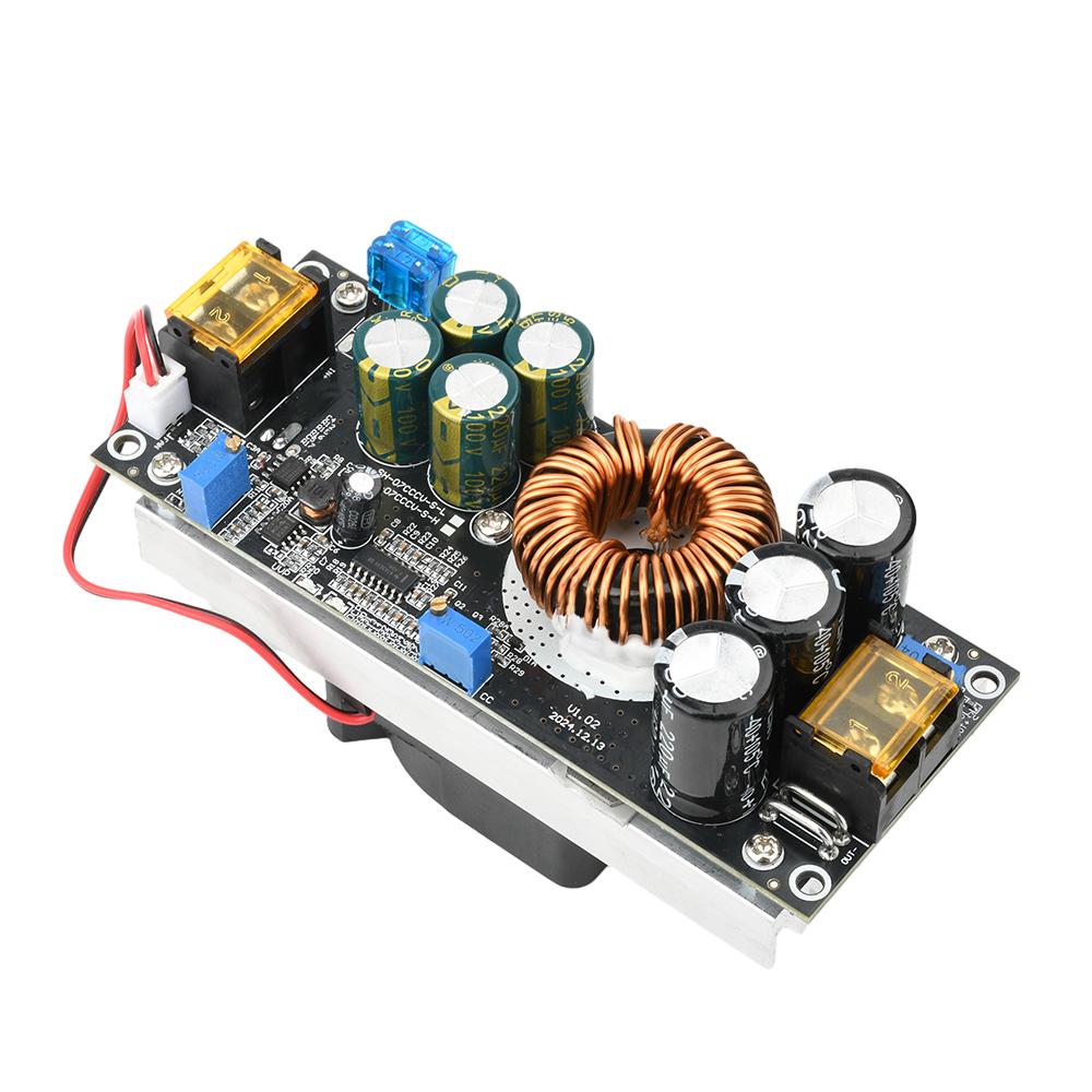 1200W 20A DC-DC Boost Converter Step Up Power Supply DC14-60V to 14-90V DC14-85V to 14-90V/14-120V Adjustable Voltage Module