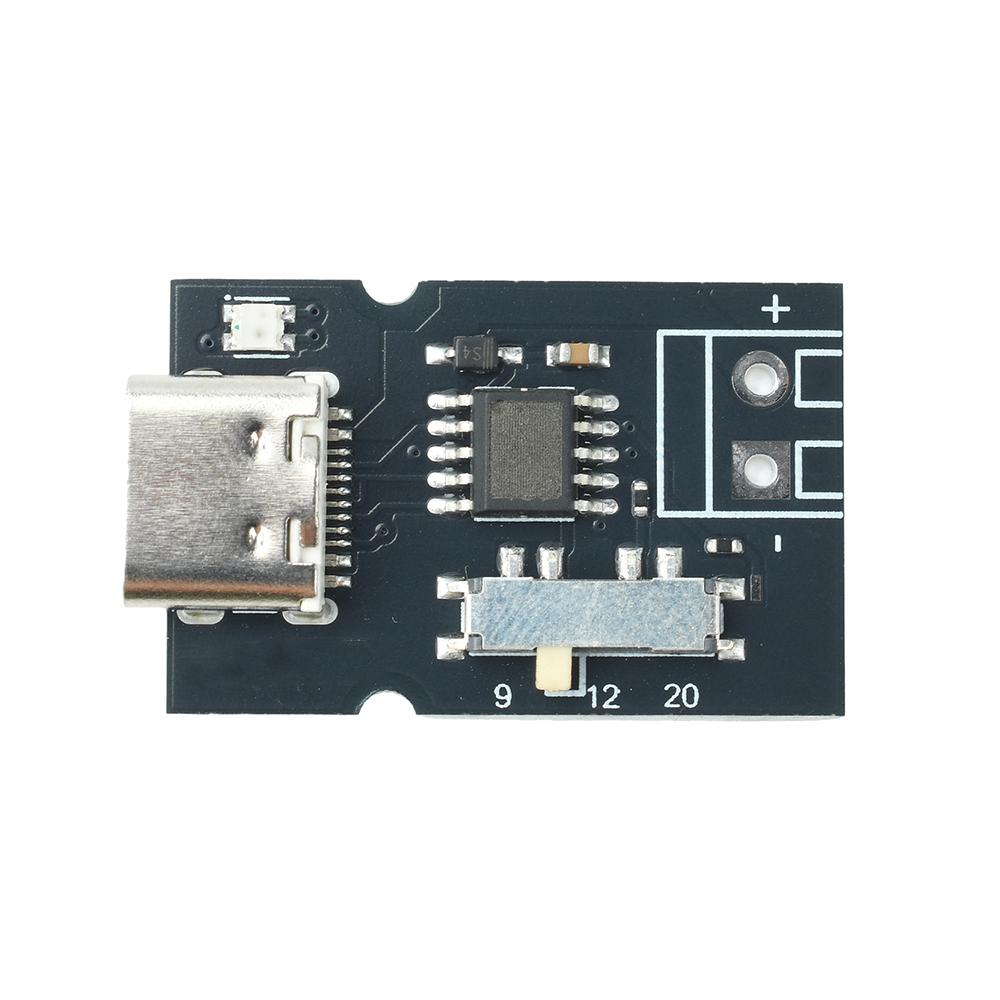 Auto Fallback PD QC Trigger Module Type C Interface 5V 9V 12V 20V Output With Color Led Light For Diy Electronic Test