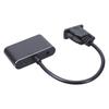 Tragbarer VGA-Buchse auf VGA-Stecker Adapter Unterstützt 1080P Video und Ton Synchronisation für Computer Desktops