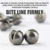 100pcs Fishing Weights Sinkers Fishing Tackle Accessories Open Mouth Design Weights Split Shot Fishing Sinkers 5 Sizes